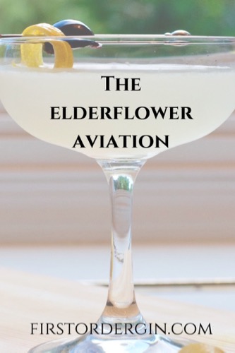 Elderflower Aviation Gin Cocktail