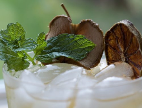 Piaffe Gin Cocktail with Dehydrated Garnishes FI