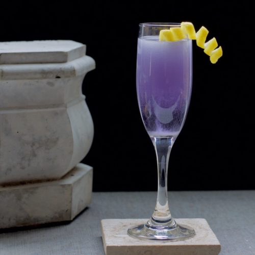 The Violette 75 Gin Cocktail