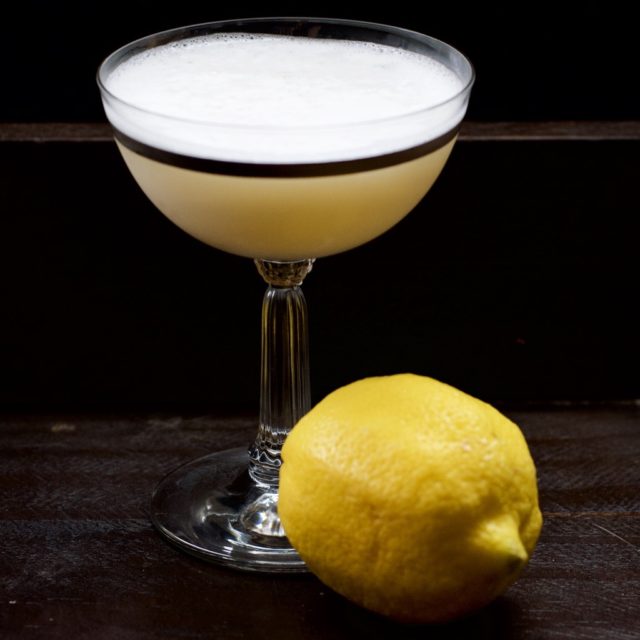 The Almond Gin Sour First Order Gin Gin, Orgeat, Lemon