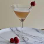 French Martini with Gin and Raspberries
