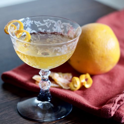 The Martinez Cocktail with Oranges