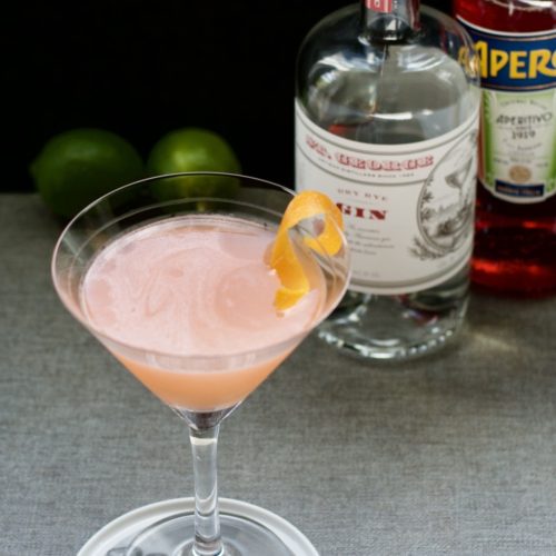 Rye Be Better Gin Cocktail with Rye Gin and Aperol