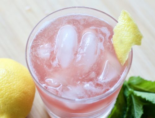 Iced Cranberry Gin Cocktail