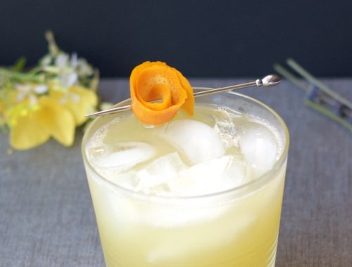 Sweet Citrus and Flowers Gin Cocktail FI