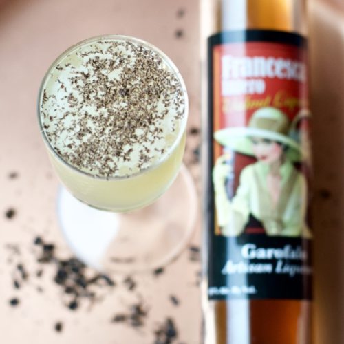 The Chocoloate Centrury Gin Cocktail With Walnut Liqueur